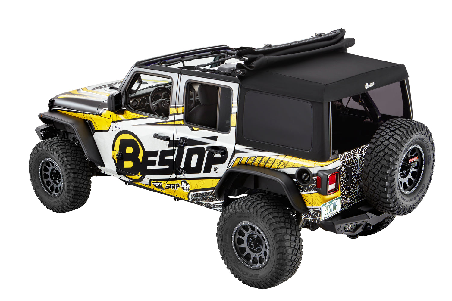 Bestop Supertop Ultra Squareback Soft Top For Jeep 2018-Current Wrangler JL 4 Door Bestop