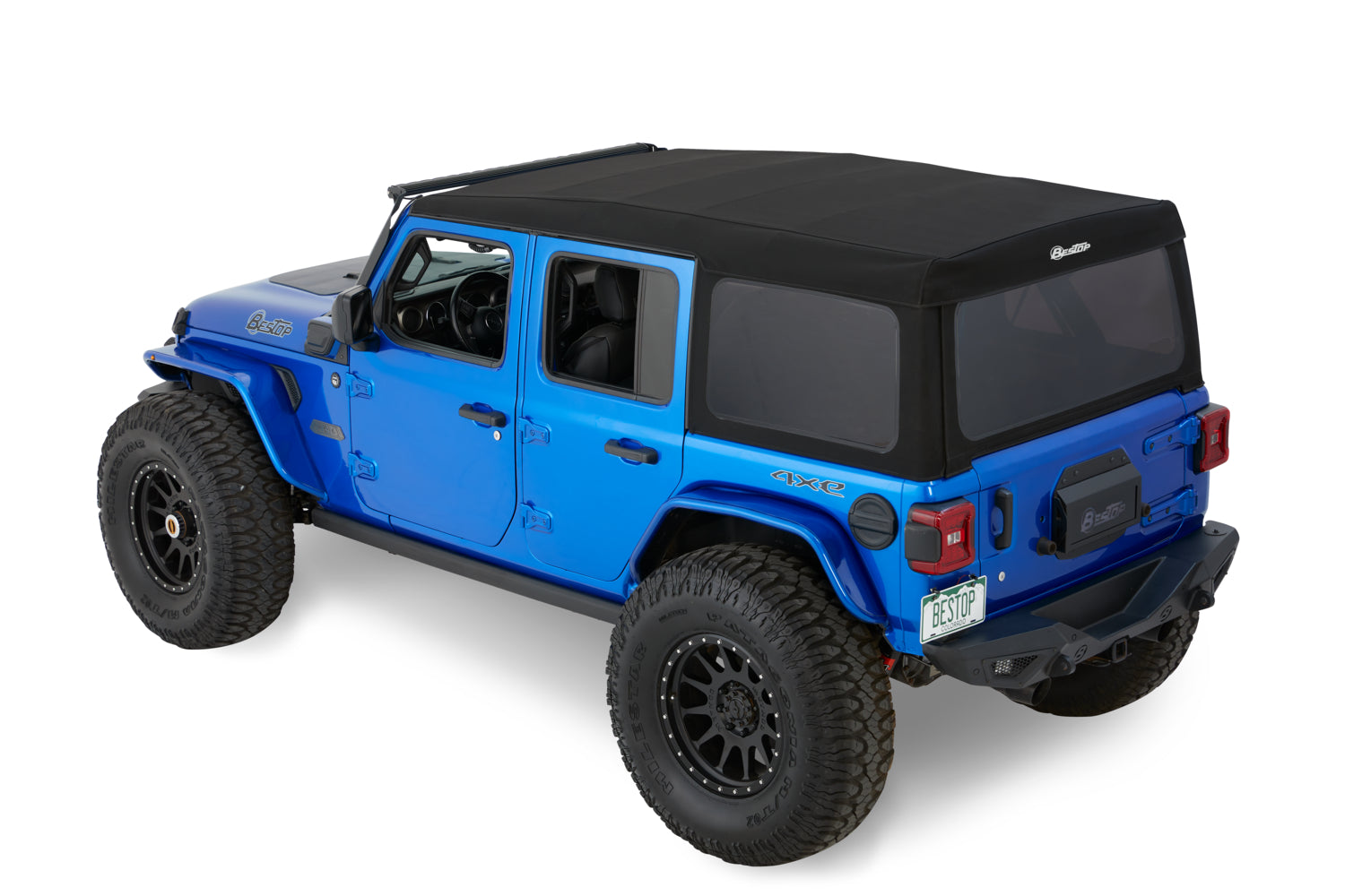Bestop Jeep Soft Top Supertop Squareback Soft Top For Jeep 2018-Current Wrangler JL 4 Door Bestop