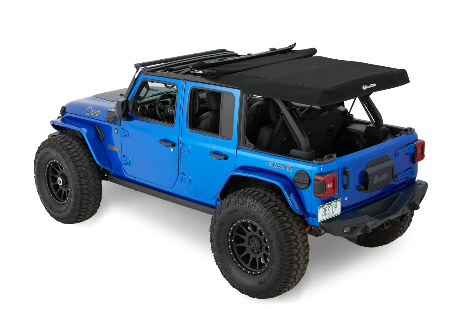 Bestop Jeep Soft Top Supertop Squareback Soft Top For Jeep 2018-Current Wrangler JL 4 Door Bestop