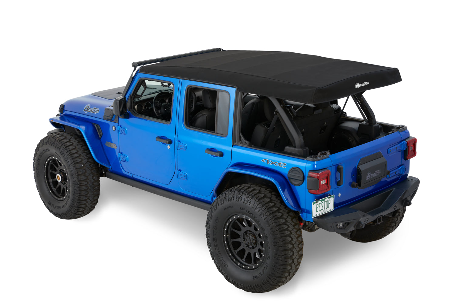 Bestop Jeep Soft Top Supertop Squareback Soft Top For Jeep 2018-Current Wrangler JL 4 Door Bestop