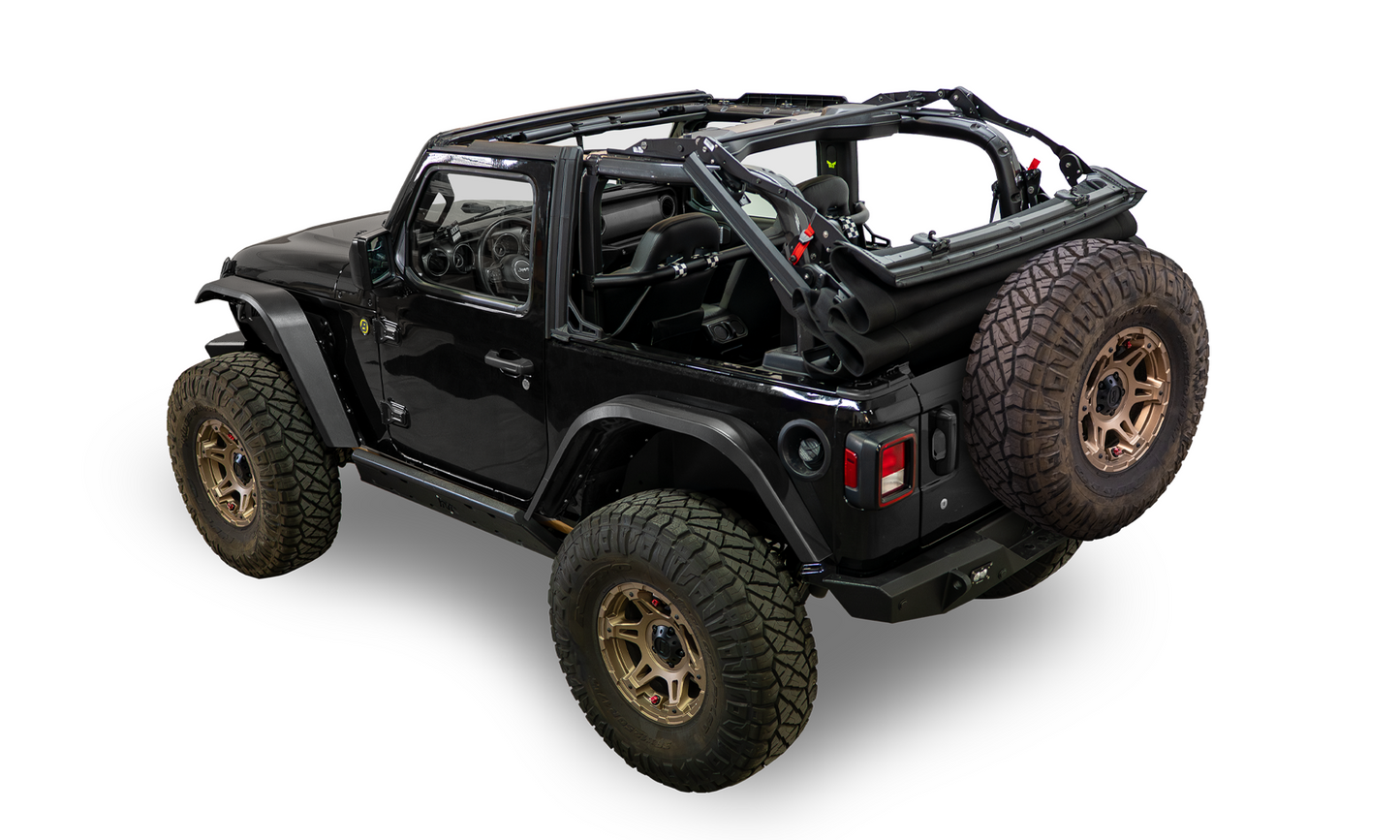 Bestop Supertop Glide Jeep 2018-2025 Wrangler JL 2-Door Squareback Bestop