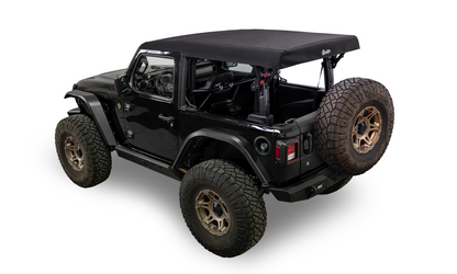 Supertop Glide Jeep 2018-2025 Wrangler JL 2-Door Squareback Bestop-1