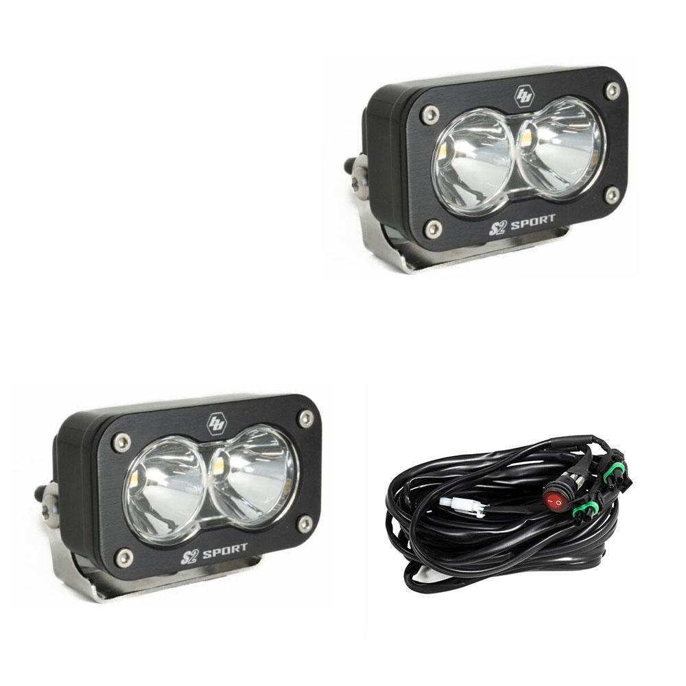 LED Work Light Clear Lens Pair S2 Sport Baja Designs-2