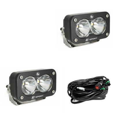 LED Work Light Clear Lens Pair S2 Sport Baja Designs-2