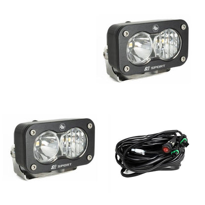 LED Work Light Clear Lens Pair S2 Sport Baja Designs-3