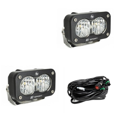 LED Work Light Clear Lens Pair S2 Sport Baja Designs-1