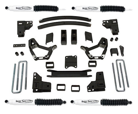 4 Inch Lift Kit 86-95 Toyota Truck 86-89 Toyota 4Runner Models with 2.5 Inch wide Rear u-bolts Tuff Country-1