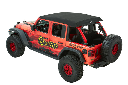 Bestop Trektop Ultra Jeep '18-26 Wrangler JL 4-Door Premium Black Twill Bestop