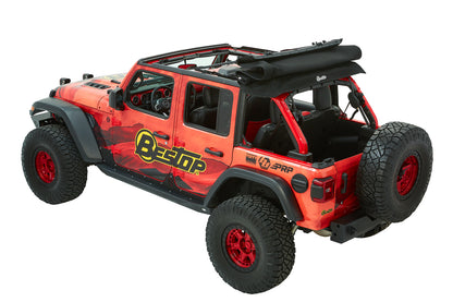 Trektop Ultra Jeep '18-26 Wrangler JL 4-Door Premium Black Twill Bestop-1