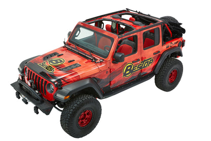 Trektop Ultra Jeep '18-26 Wrangler JL 4-Door Premium Black Twill Bestop-7