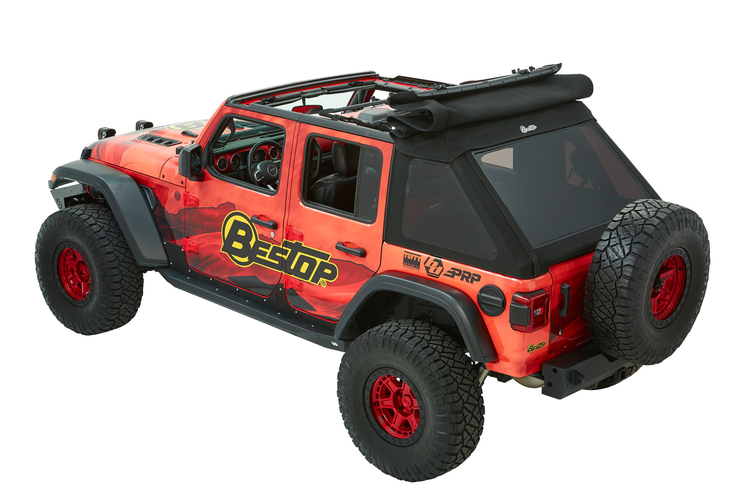 Bestop Trektop Ultra Jeep '18-26 Wrangler JL 4-Door Premium Black Twill Bestop