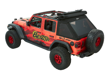 Trektop Ultra Jeep '18-26 Wrangler JL 4-Door Premium Black Twill Bestop-8