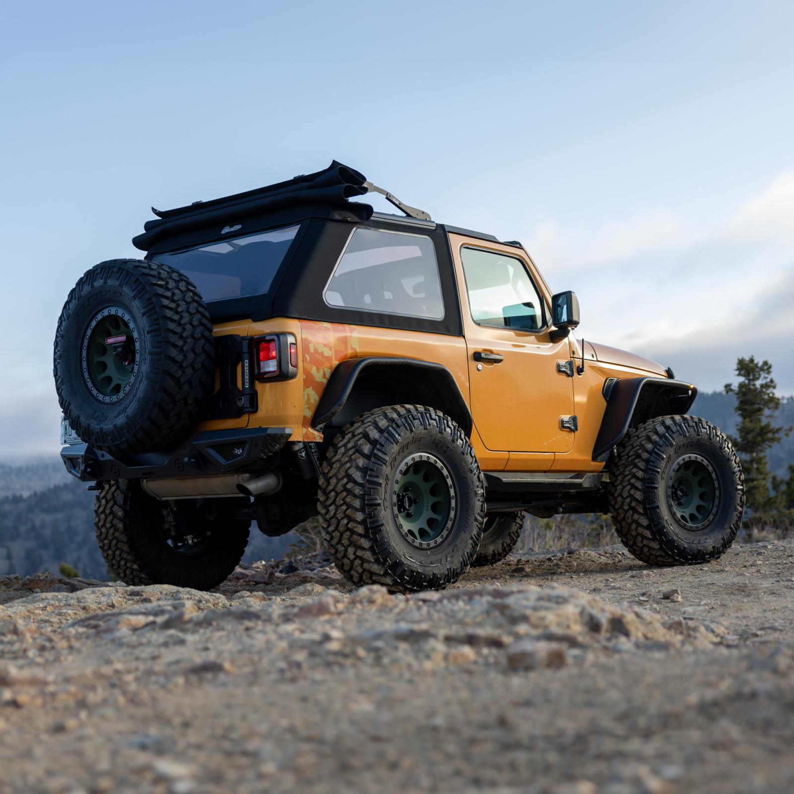 Jeep Wrangler Trektop Glide Slantback Soft Tops For Jeep 2018-Current Wrangler JL 2 Door Bestop-19