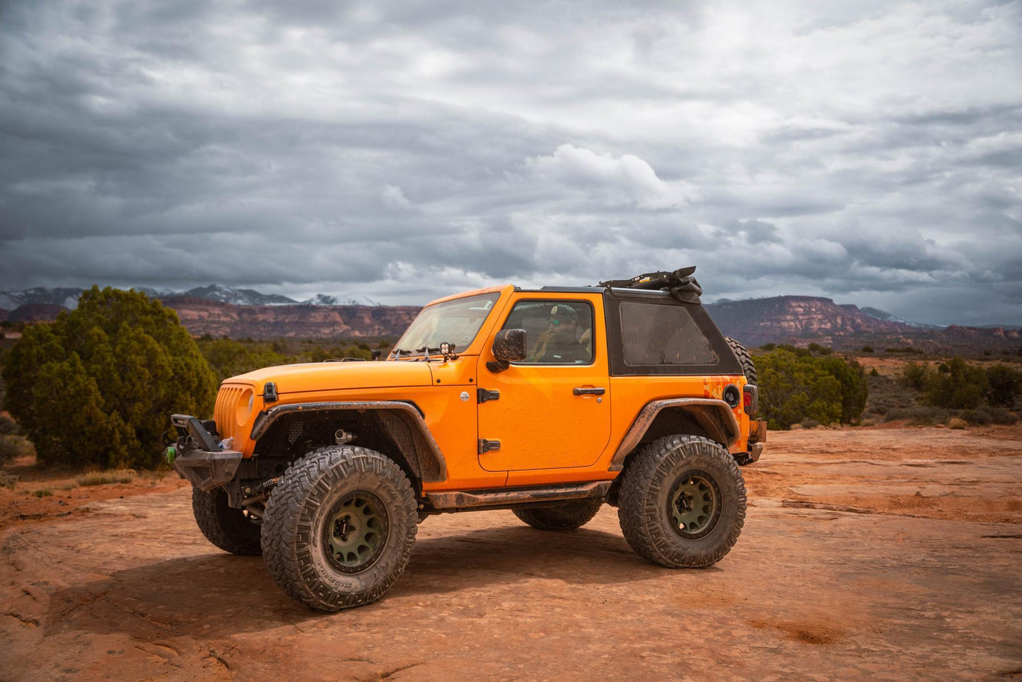 Jeep Wrangler Trektop Glide Slantback Soft Tops For Jeep 2018-Current Wrangler JL 2 Door Bestop-35