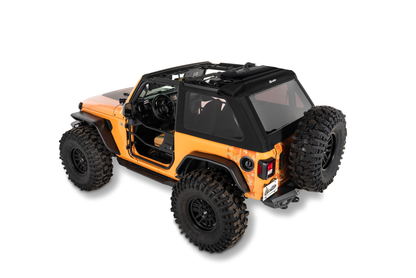 Jeep Wrangler Trektop Glide Slantback Soft Tops For Jeep 2018-Current Wrangler JL 2 Door Bestop-21