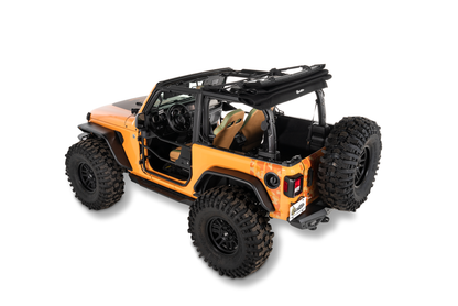 Jeep Wrangler Trektop Glide Slantback Soft Tops For Jeep 2018-Current Wrangler JL 2 Door Bestop-27