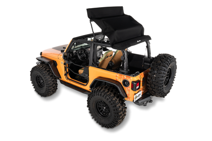 Jeep Wrangler Trektop Glide Slantback Soft Tops For Jeep 2018-Current Wrangler JL 2 Door Bestop-4