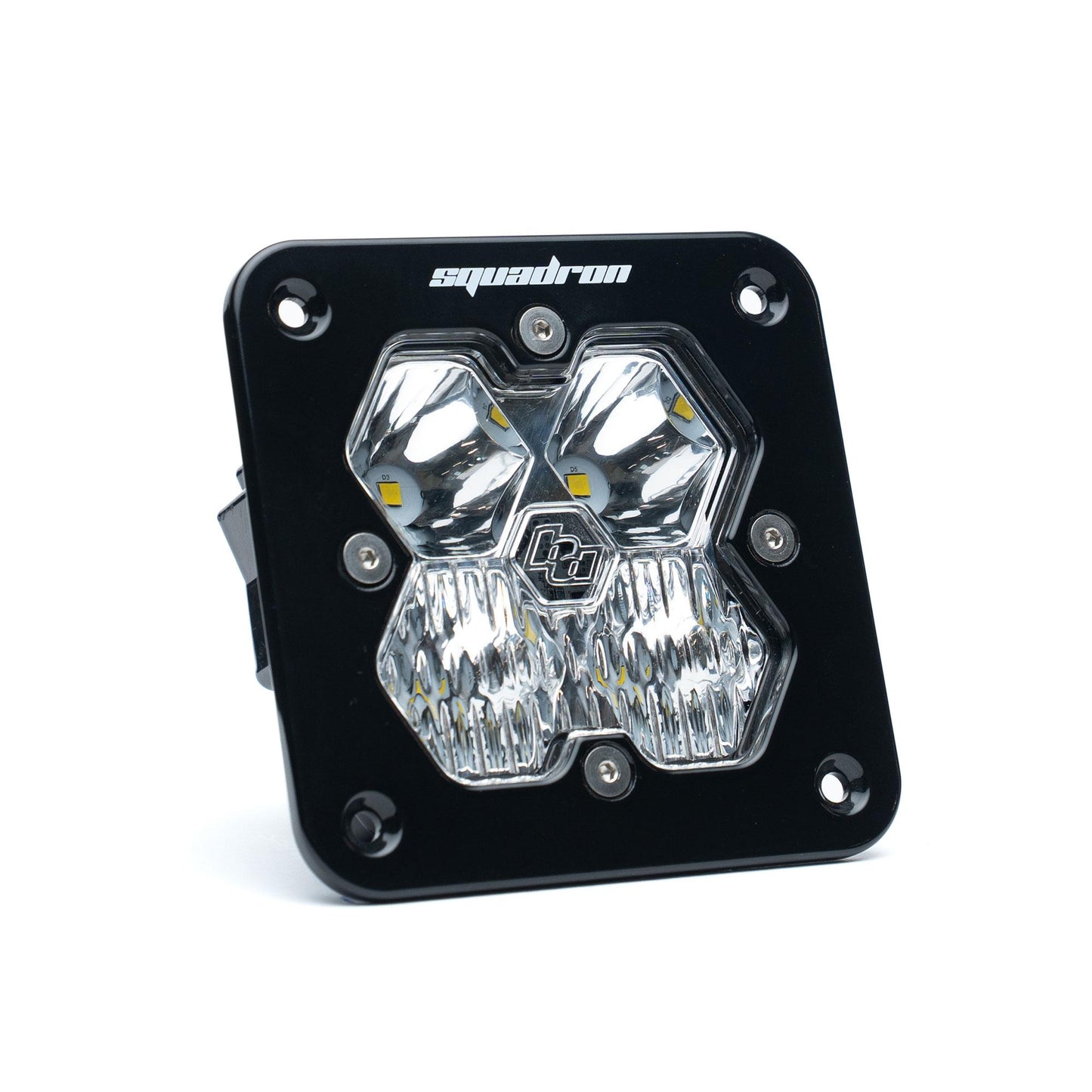 Squadron 2.0 Sport Black Flush Mount LED Auxiliary Light Pod Universal Clear Baja Designs-2