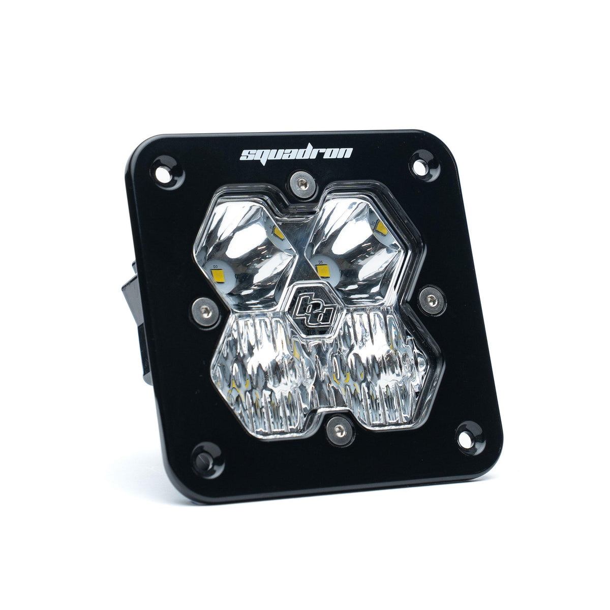 Squadron 2.0 Sport Black Flush Mount LED Auxiliary Light Pod Universal Clear Baja Designs-2