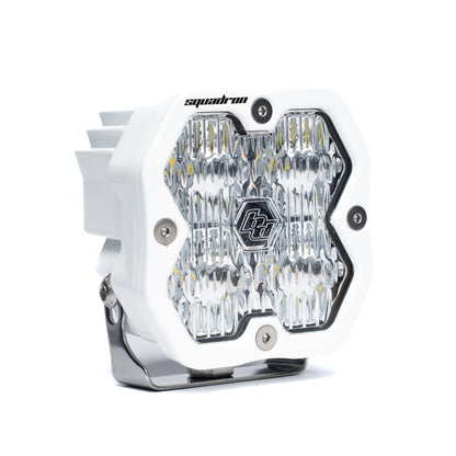 Squadron 2.0 Sport White Flush Mount LED Auxiliary Light Pod Universal Clear Baja Designs-1