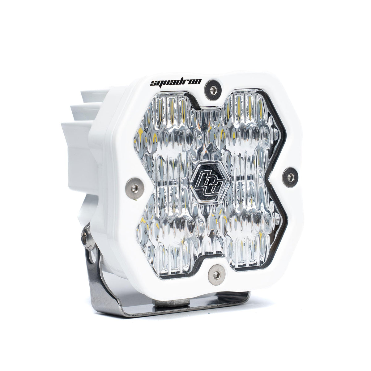 Squadron 2.0 Sport White Flush Mount LED Auxiliary Light Pod Universal Clear Baja Designs-1