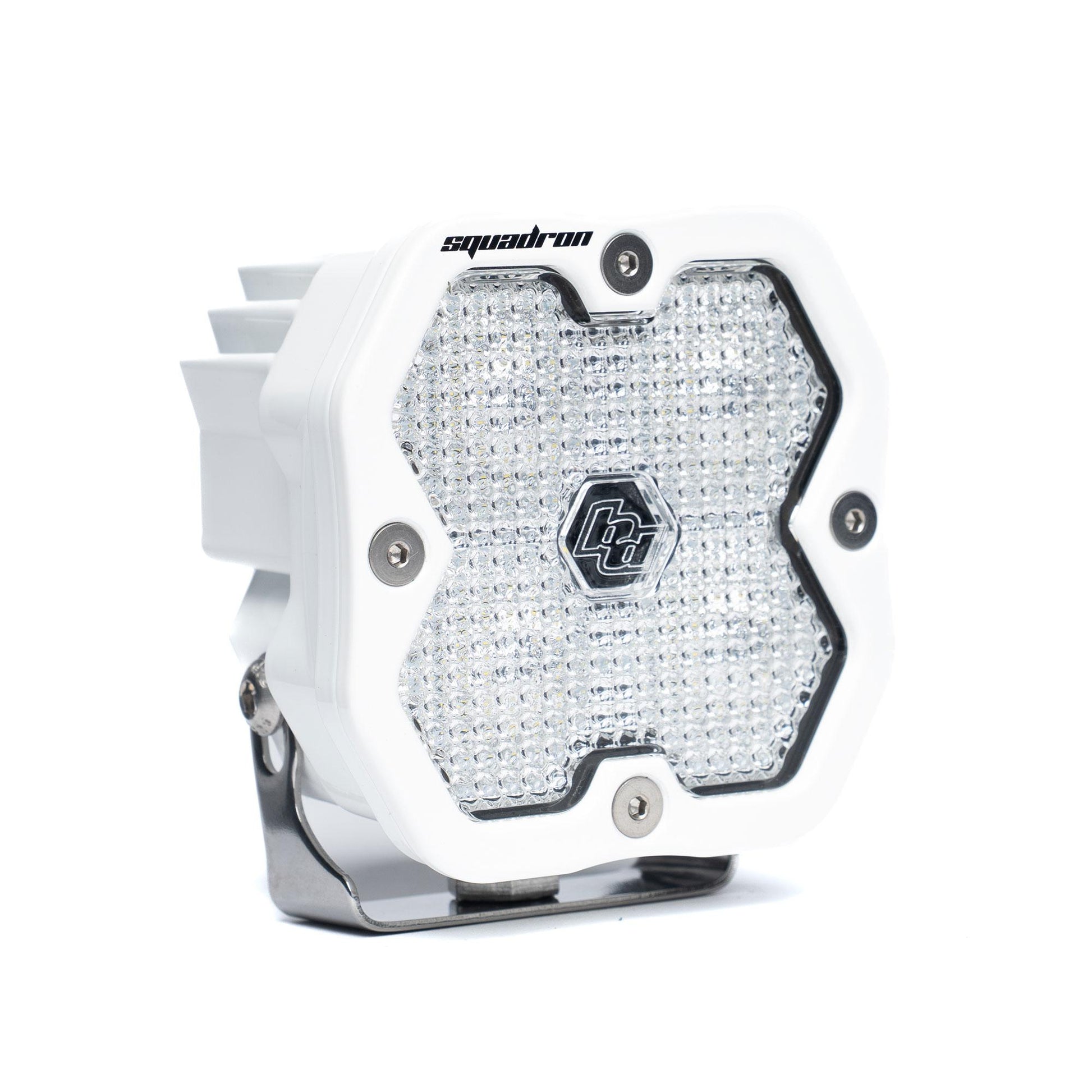 Squadron 2.0 Sport White Flush Mount LED Auxiliary Light Pod Universal Clear Baja Designs