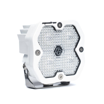 Squadron 2.0 Sport White Flush Mount LED Auxiliary Light Pod Universal Clear Baja Designs