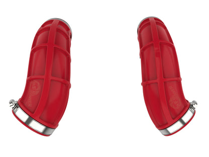 Turbo Inlet Pipes Red Toyota Tundra/ Land Cruiser 22-26 V6-3.4L (tt) aFe Power-4