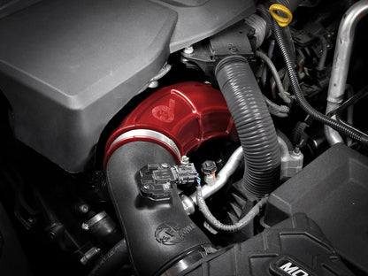 Turbo Inlet Pipes Red Toyota Tundra/ Land Cruiser 22-26 V6-3.4L (tt) aFe Power-7
