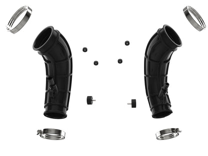 Turbo Inlet Pipes Black Toyota Tundra/ Land Cruiser 22-26 V6-3.4L (tt) aFe Power-1