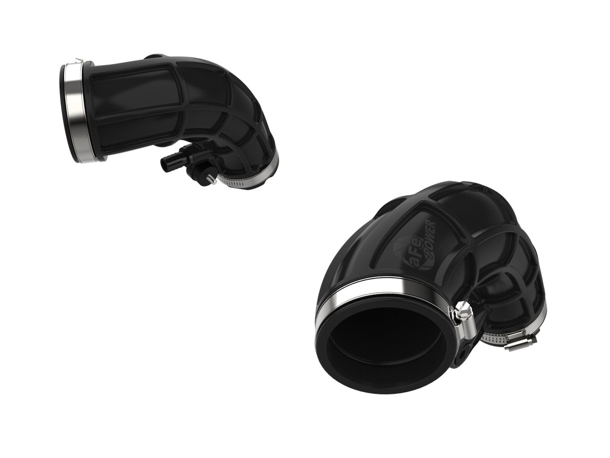 Turbo Inlet Pipes Black Toyota Tundra/ Land Cruiser 22-26 V6-3.4L (tt) aFe Power-2