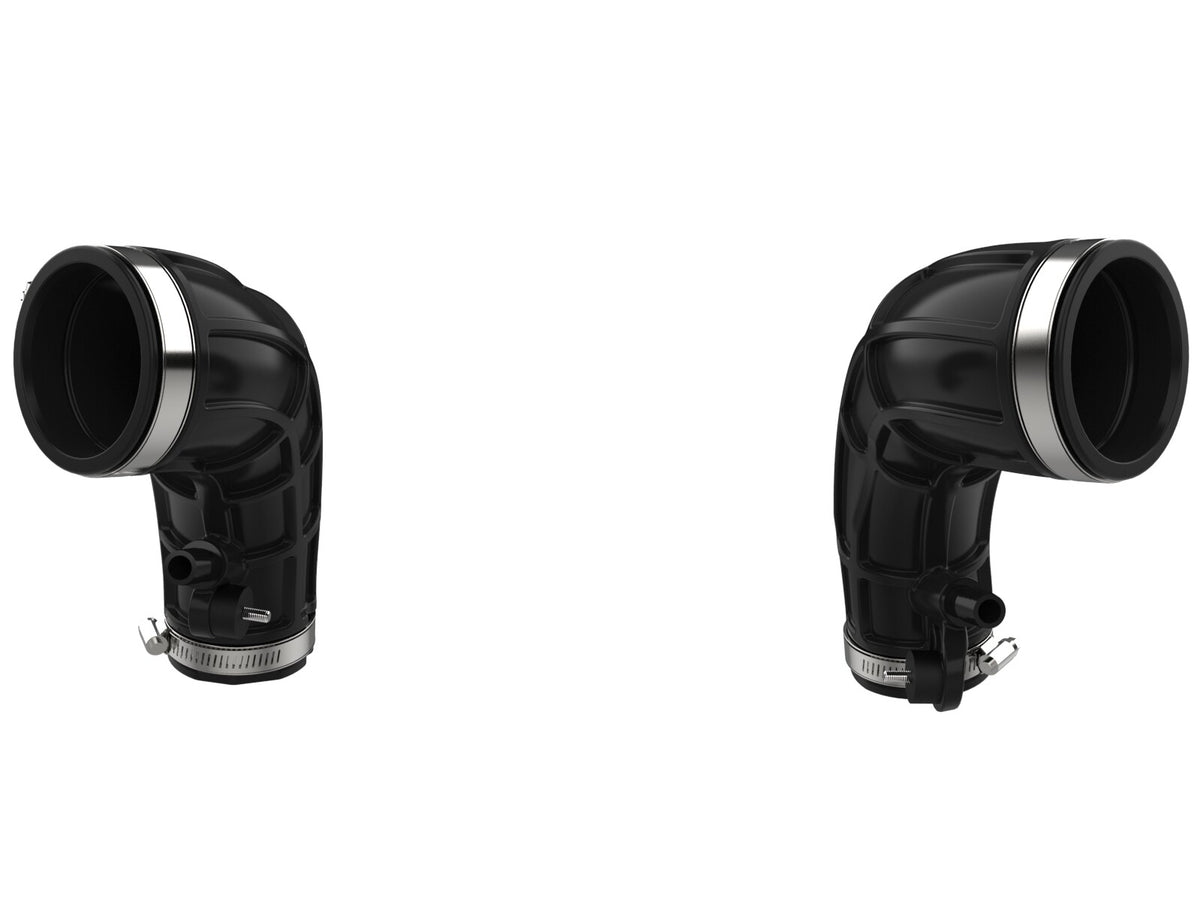 Turbo Inlet Pipes Black Toyota Tundra/ Land Cruiser 22-26 V6-3.4L (tt) aFe Power-3