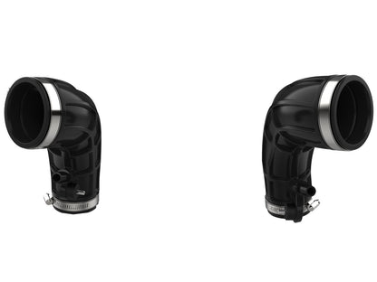 Turbo Inlet Pipes Black Toyota Tundra/ Land Cruiser 22-26 V6-3.4L (tt) aFe Power-3