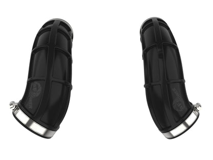 Turbo Inlet Pipes Black Toyota Tundra/ Land Cruiser 22-26 V6-3.4L (tt) aFe Power-4