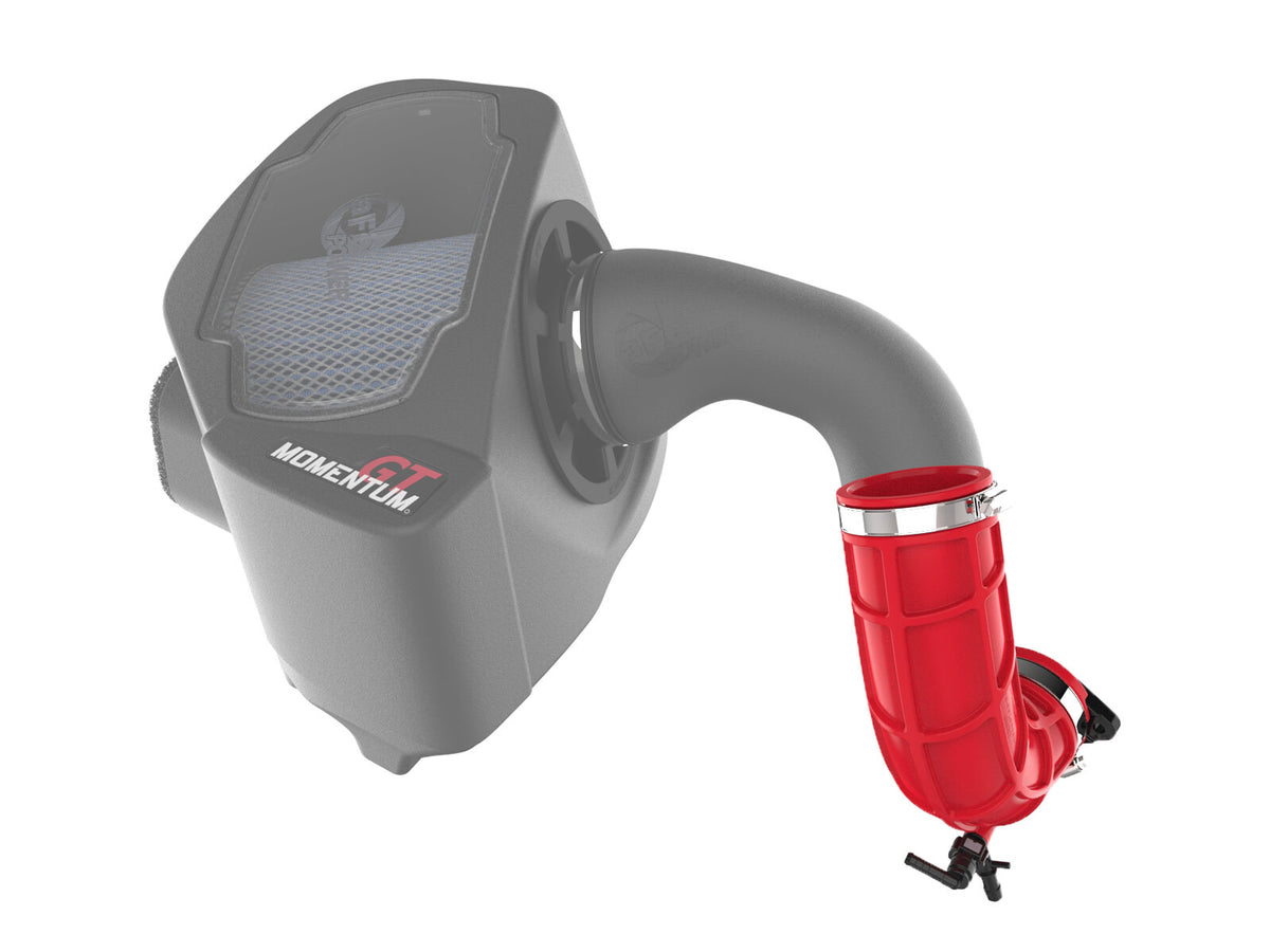 Turbo Inlet Pipe Red Fits Intakes Pn: 50-70119, 50-70127, & 50-70131 aFe Power-4