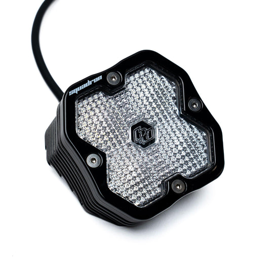Squadron 2.0 Sport Black Angled Flush Mount LED Auxiliary Light Pod Universal Work/Scene Baja Designs