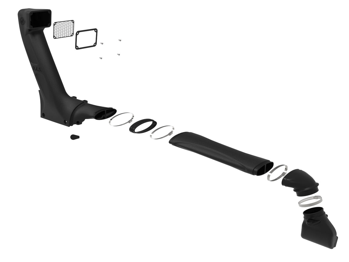 Dynamic Air Scoop D.A.S. Black Jeep Wrangler (Jl)/Gladiator (Jt) 18-26 L4/V6 Gas aFe Power-1