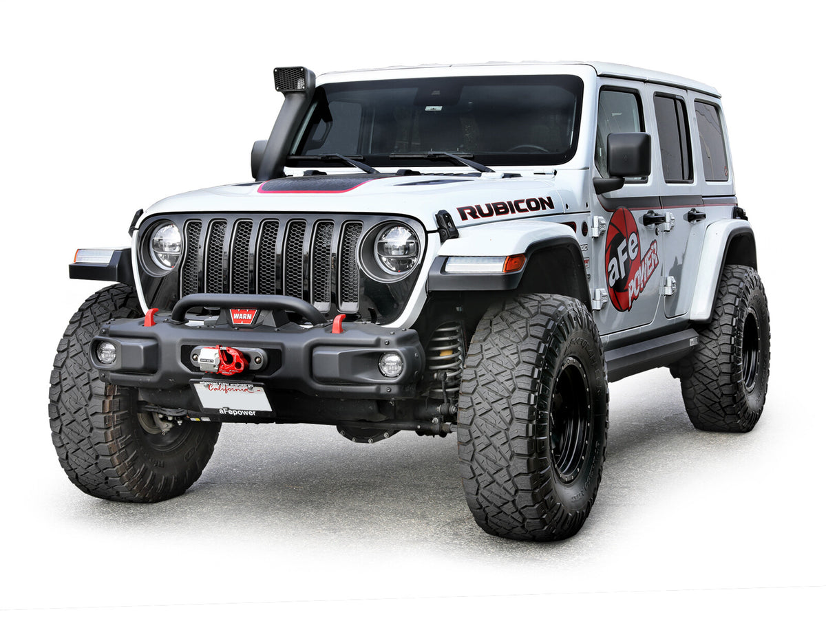 Dynamic Air Scoop D.A.S. Black Jeep Wrangler (Jl)/Gladiator (Jt) 18-26 L4/V6 Gas aFe Power-8