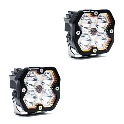 Squadron 2.0 Sport Black LED Auxiliary Light Pod Pair (No Harness) Universal Clear Baja Designs-2