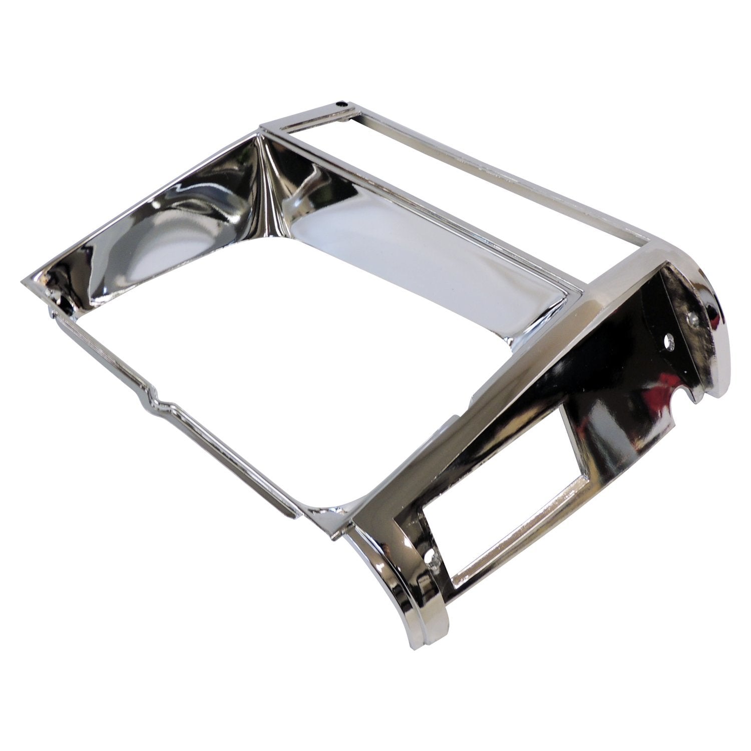 Right Chrome Headlight Bezel for 1984-1990 XJ Cherokee, 1986-1990 MJ Comanche Crown Automotive