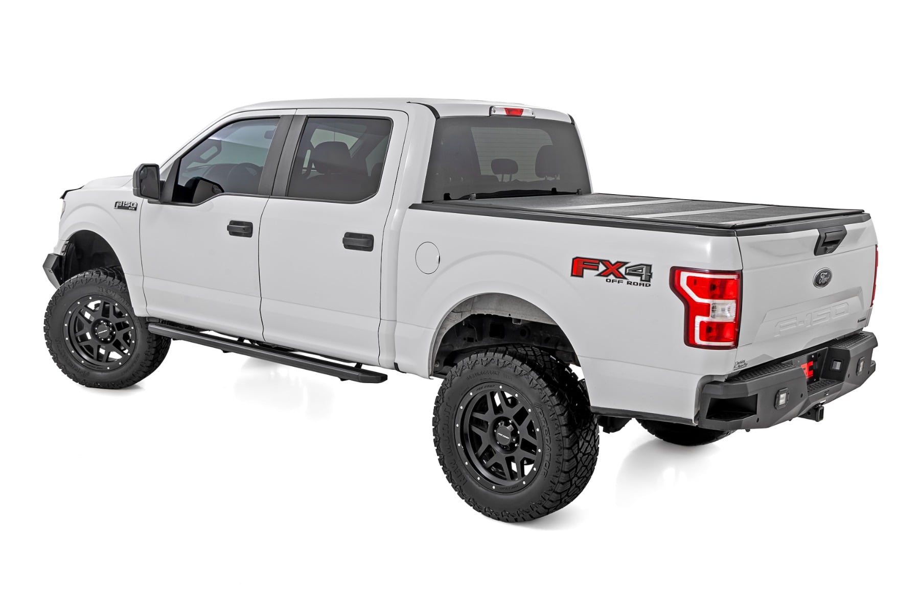 Multi-Color LED Running Boards Crew Cab Ford F-150/Lightning/F-250/F-350/Raptor (15-26) Rough Country-2