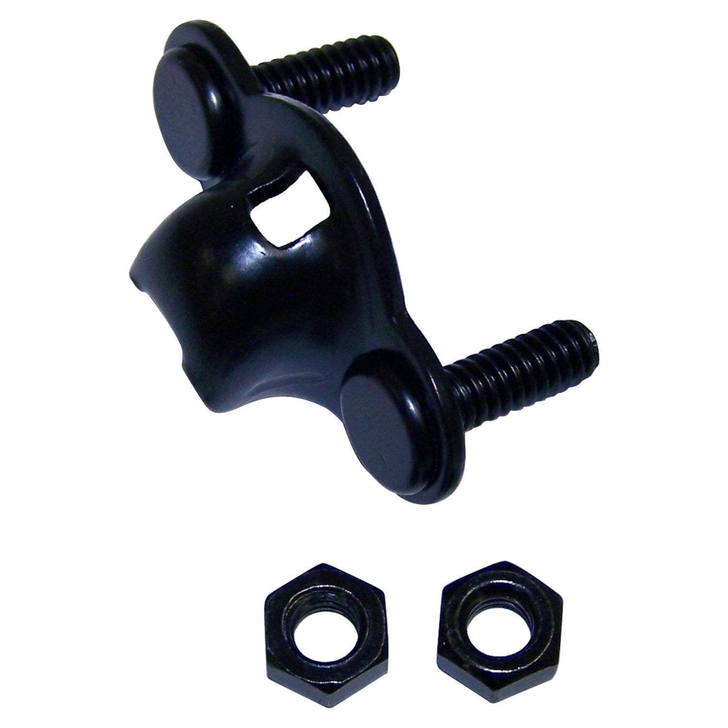 Upper Hood Catch Bracket for 1941-1986 Jeep MB, CJs, YJ Wranglers, Left or Right Crown Automotive