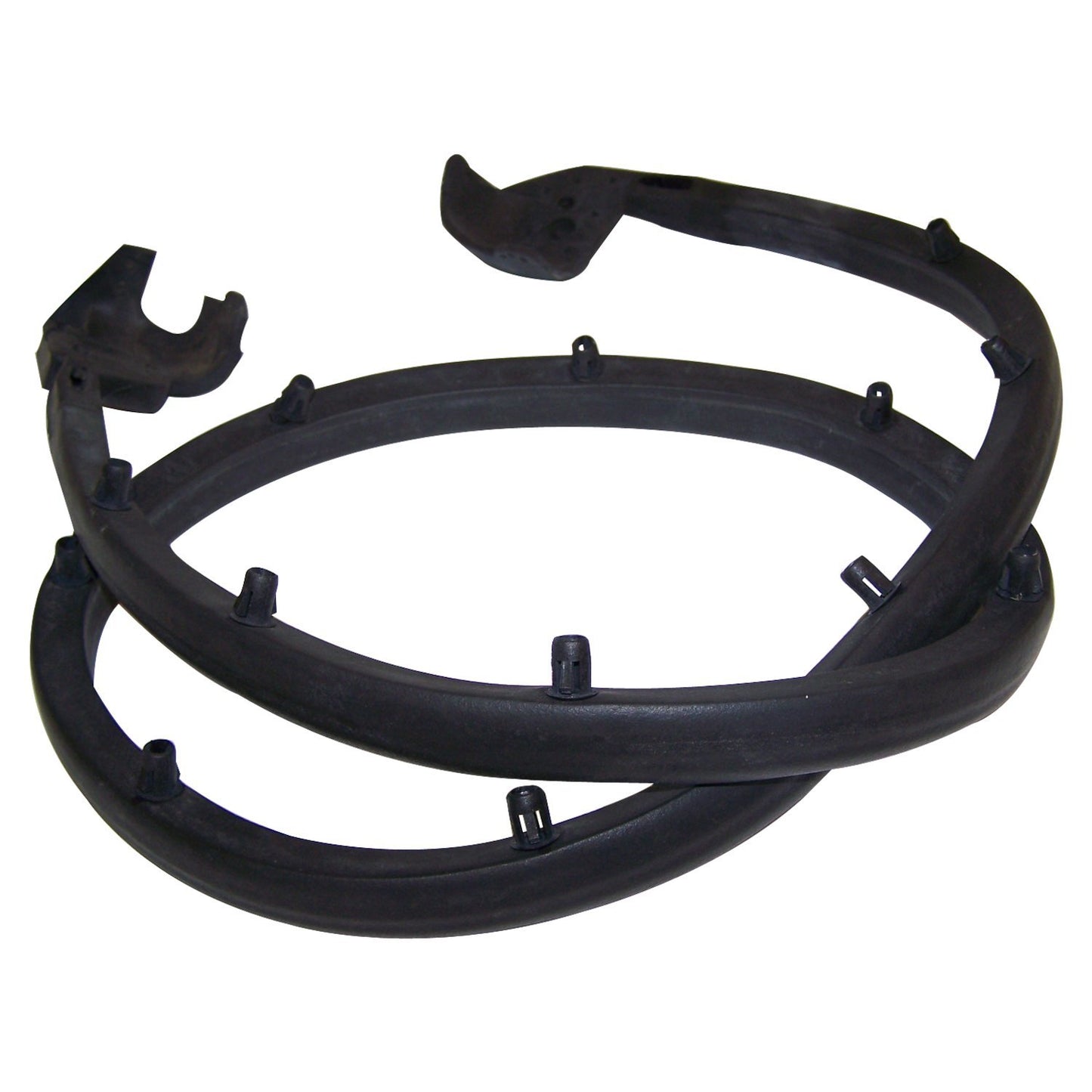 Left Door Weatherstrip for 1987-1995 Jeep YJ Wrangler w/ Half Doors Crown Automotive