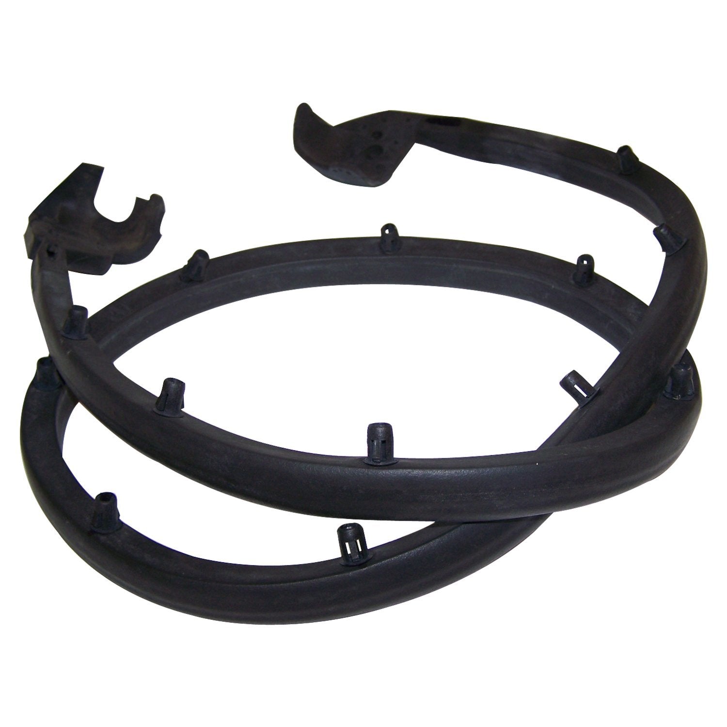 Left Door Weatherstrip for 1987-1995 Jeep YJ Wrangler w/ Half Doors Crown Automotive