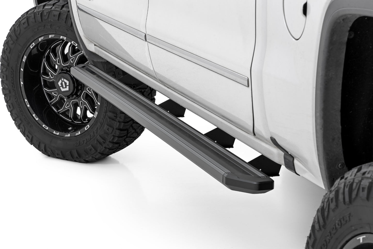 Multi-Color LED Running Boards Crew Cab Silverado/Sierra 1500/2500HD/3500HD (07-19 & Classic) Rough Country-2