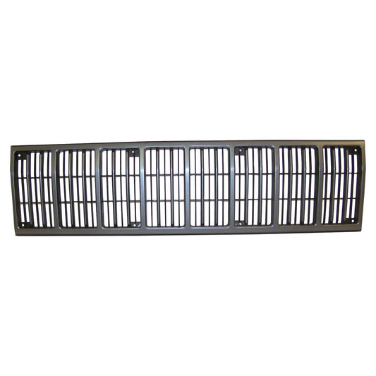 Dark Gray & Black Grille for 1988-1990 Jeep XJ Cherokee, MJ Comanche Crown Automotive