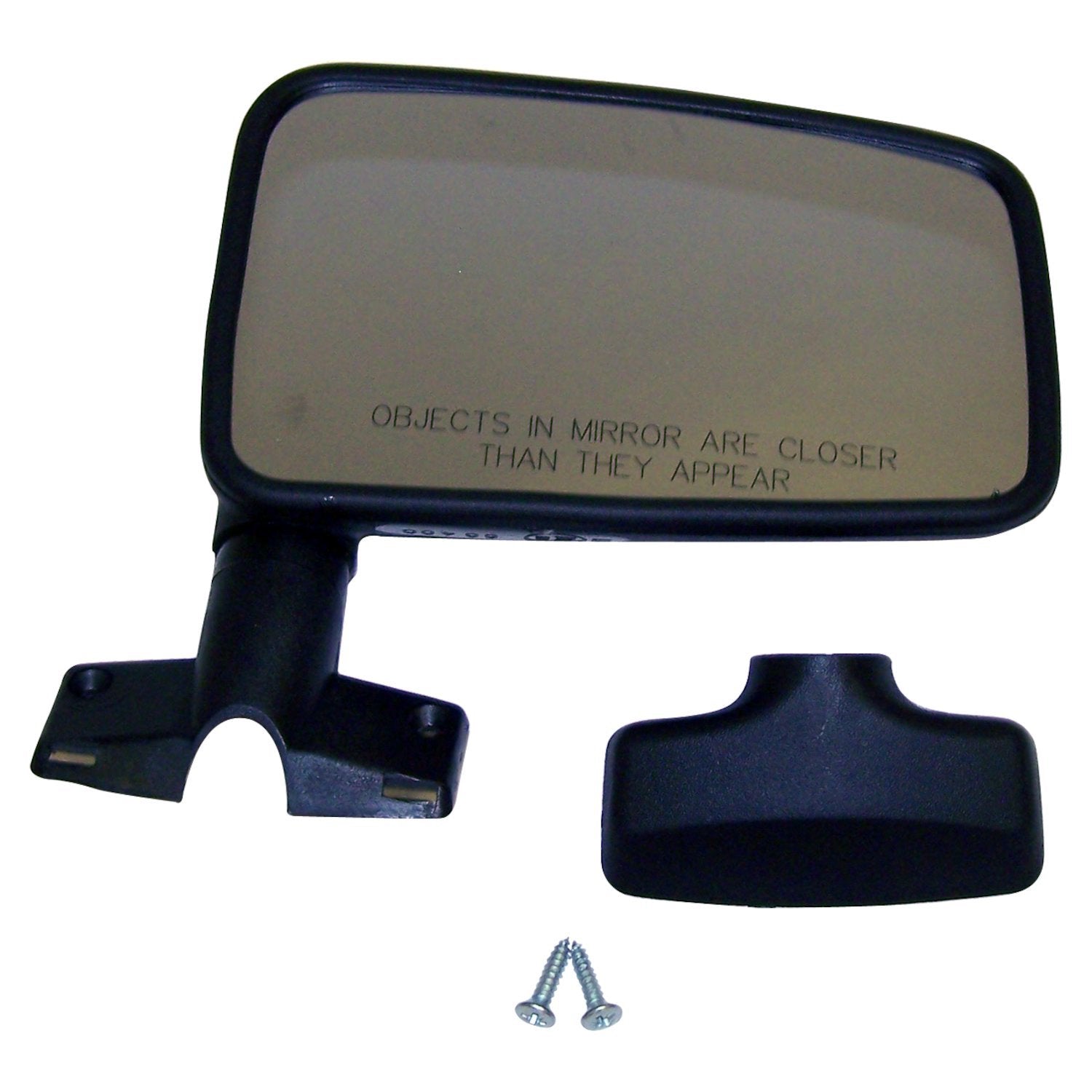 Right Mirror for Select Jeep 87-93 YJ, XJ, MJ w/ Small, Non-Remote Mirrors Crown Automotive