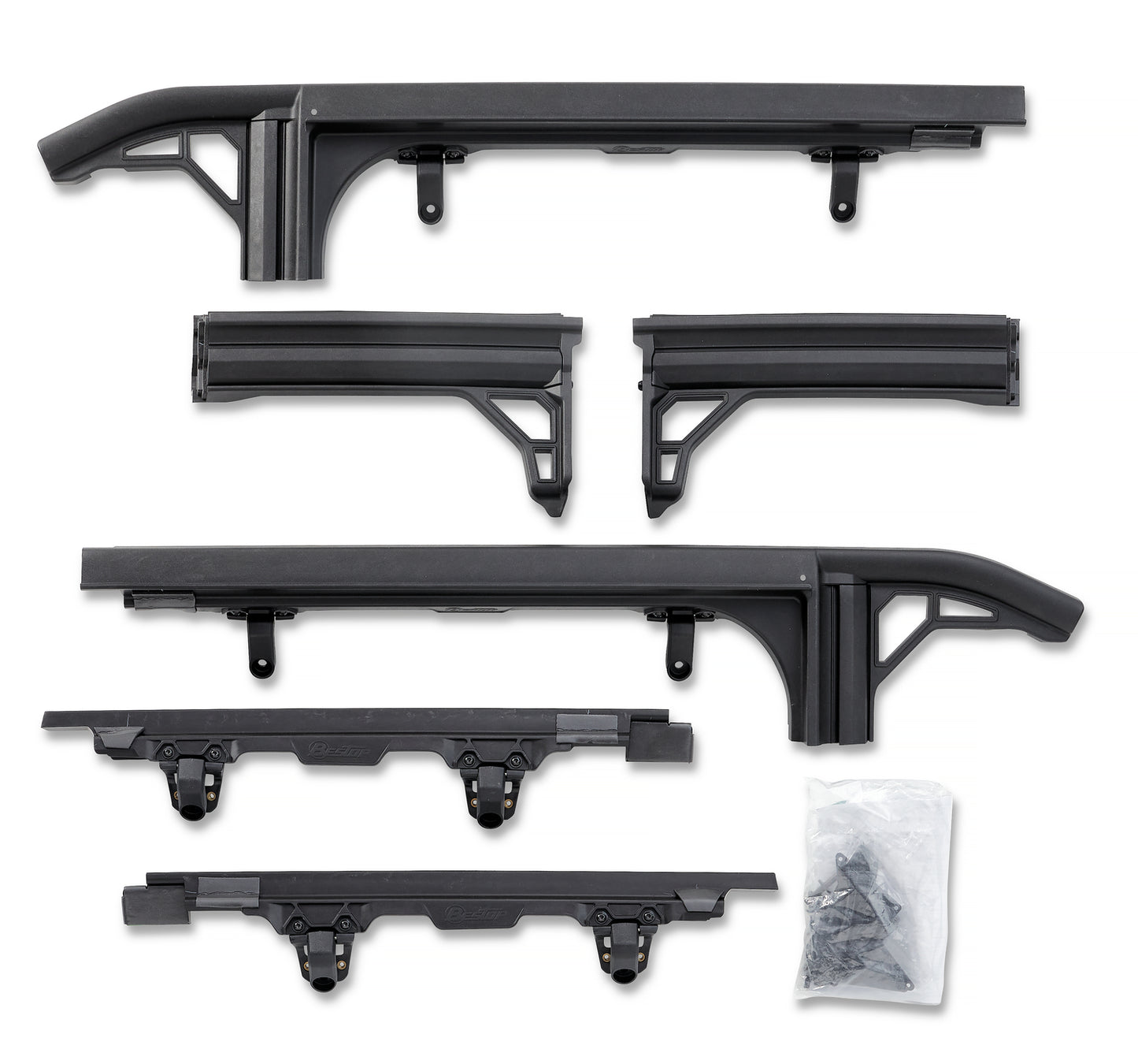 Bestop Jeep Door Surrounds For Jeep 2018-Current Wrangler JL Black Polypropylene Bestop