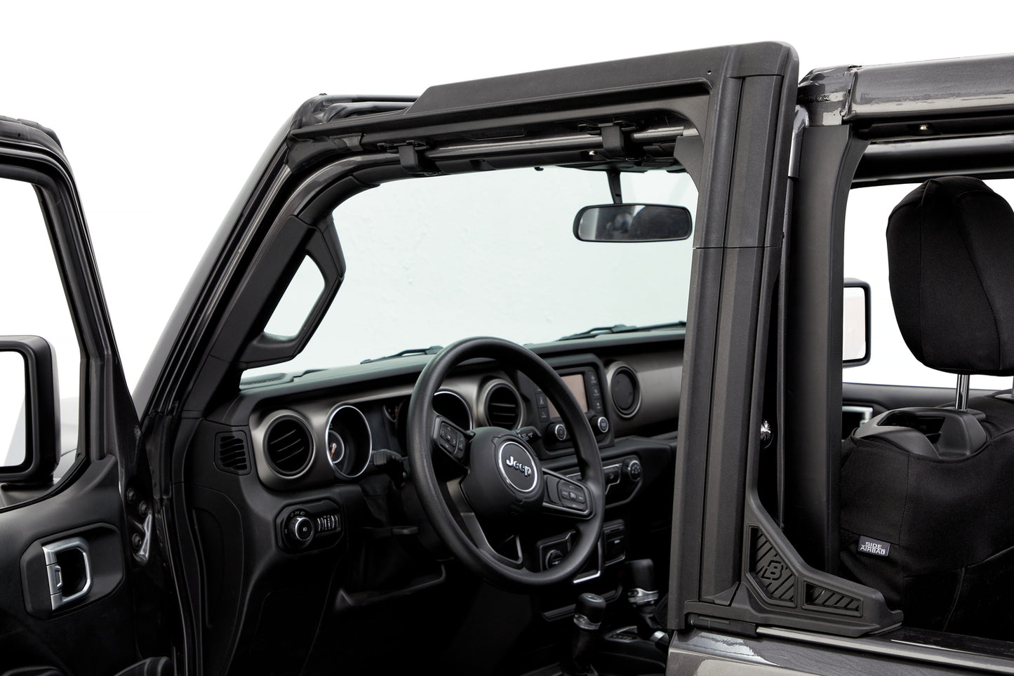 Bestop Jeep Door Surrounds For Jeep 2018-Current Wrangler JL Black Polypropylene Bestop