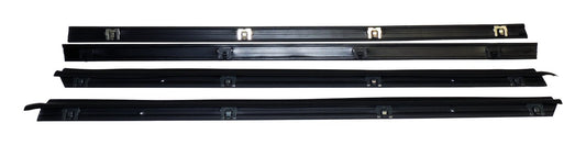 Inner & Outer Door Glass Weatherstrip Kit for 76-95 Jeep YJ Wrangler & CJ-7, 8 Crown Automotive